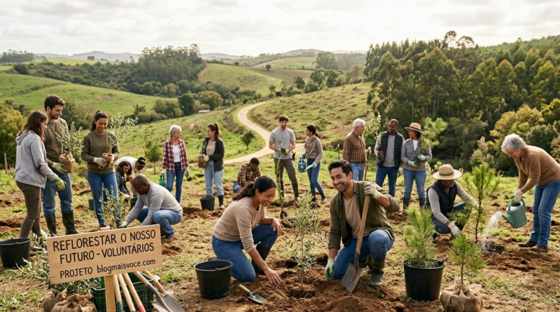 A importância de plantar árvores em comunidade para o futuro sustentável - Importância de plantar árvores